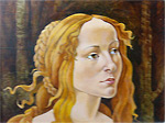 Картина маслом. Венера Ботичелли